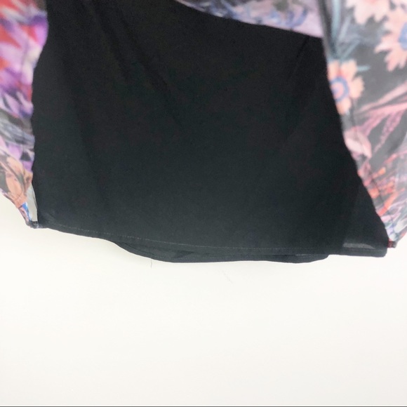 ANTHROPOLOGIE | MAEVE Floral Organza Puff Sleeve Blouse Women’s Size Medium - Picture 7 of 13